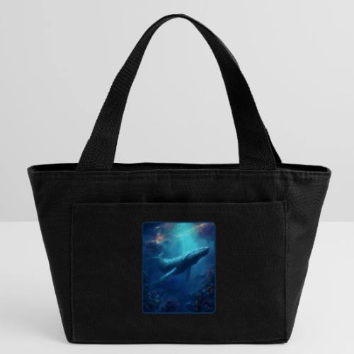 Humpback Whale Ocean Reef Design - Recycled Insulated Lunch Bag