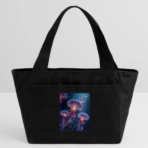 Glowing Jellyfish Deep Sea Design - Recycled Insulated Lunch Bag