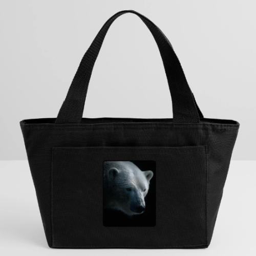 Polar Bear Close-Up Wildlife Design - Recycled Insulated Lunch Bag