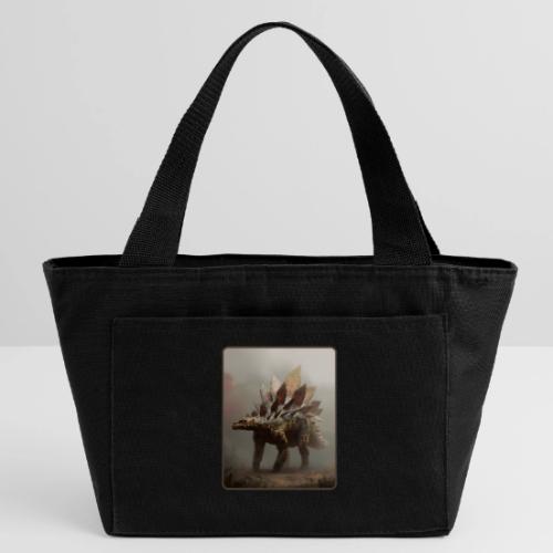 Stegosaurus Misty Forest Design - Recycled Insulated Lunch Bag