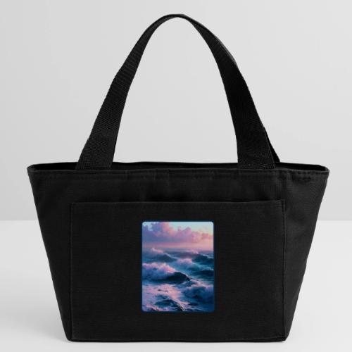 Dreamy Pastel Ocean Sunset Art - Recycled Insulated Lunch Bag