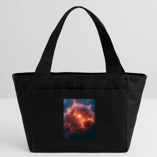 Exploding Supernova Space Art - Recycled Insulated Lunch Bag