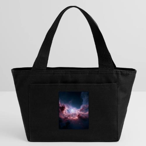 Radiant Cosmic Nebula Artwork - Recycled Insulated Lunch Bag