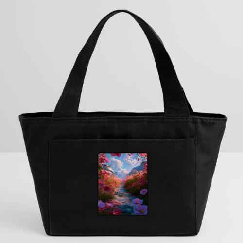 Dreamy Cosmos Valley Landscape Art - Recycled Insulated Lunch Bag