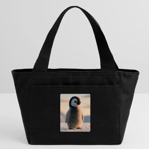Cute Penguin Chick Sunrise Design - Recycled Insulated Lunch Bag
