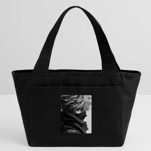 Battle-Worn Ninja Portrait - Recycled Insulated Lunch Bag