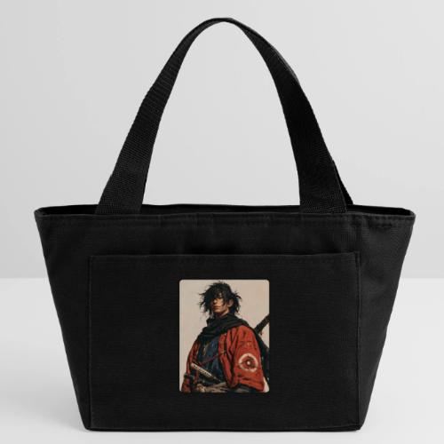 Young Samurai Warrior Portrait - Recycled Insulated Lunch Bag