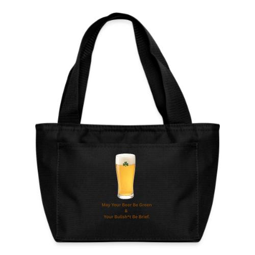 May Your Beer Be Green T-Shirt | Funny St. Patrick - Recycled Insulated Lunch Bag