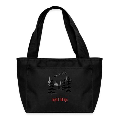 Joyful Tidings Christmas T-Shirt - Recycled Insulated Lunch Bag