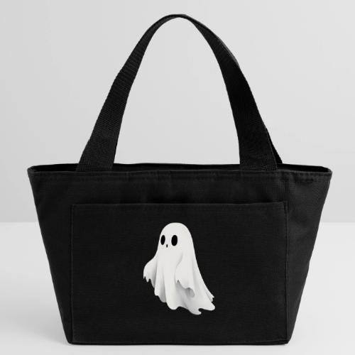 Cute Ghost Cartoon Design - Recycled Insulated Lunch Bag
