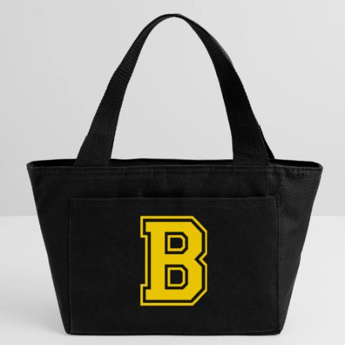 Letter B – Capital Athletic Alphabet Monogram - Recycled Insulated Lunch Bag