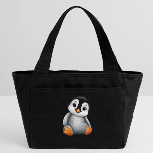 Innocent Penguin Sitting - Recycled Insulated Lunch Bag