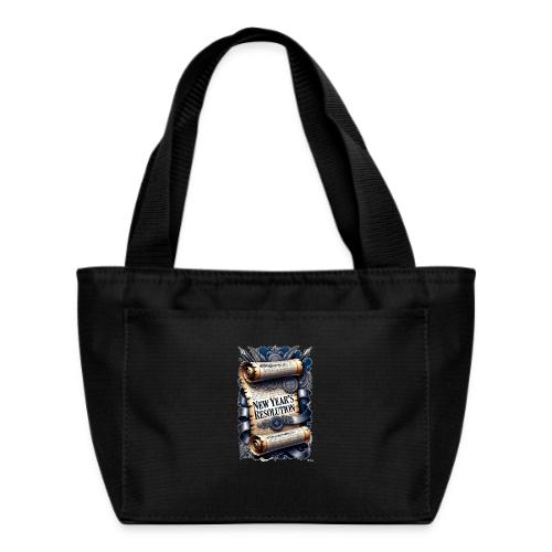 New Year's Resolution T-Shirt - Recycled Insulated Lunch Bag