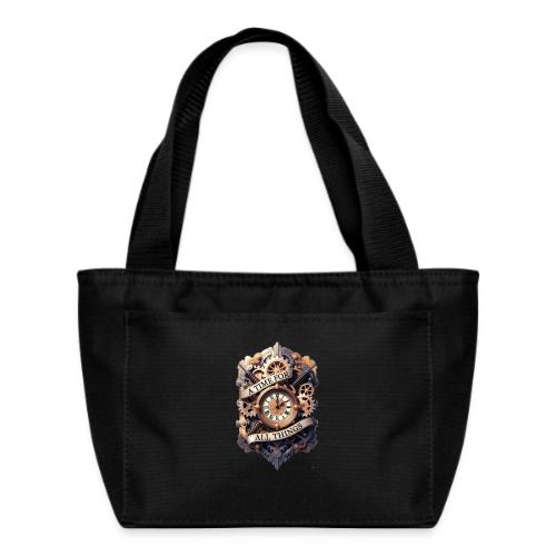 Ornate Clockwork T-Shirt - Recycled Insulated Lunch Bag