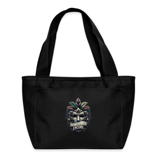 Masquerade Mask T-Shirt - Recycled Insulated Lunch Bag