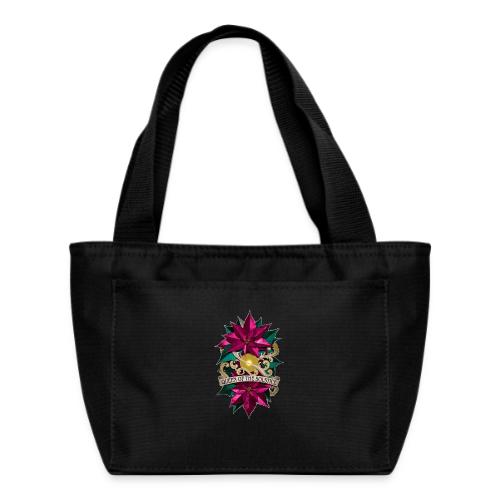 Queen of the Solstice Poinsettia T-Shirt - Recycled Insulated Lunch Bag