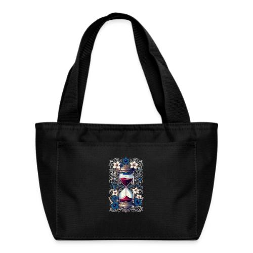 Our Moments Defy Time Hourglass Gifts T-Shirt - Recycled Insulated Lunch Bag