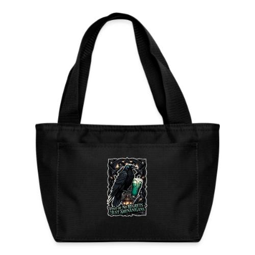 Sarcastic Raven Shenanigans Tee - Recycled Insulated Lunch Bag
