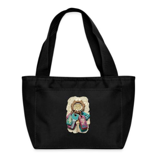 Minivan Commander T Shirt, Chauffeur of Chaos Mug - Recycled Insulated Lunch Bag