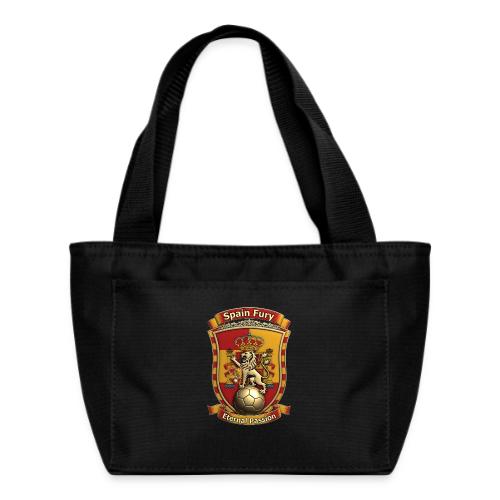 Spain Lion Fury T-Shirt, Spanish Crest Gift - Recycled Insulated Lunch Bag