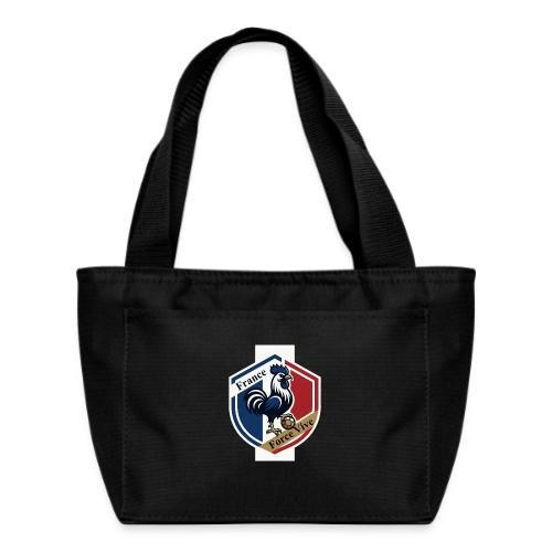 France Rooster T-Shirt, Bleu-Blanc-Rouge gift - Recycled Insulated Lunch Bag