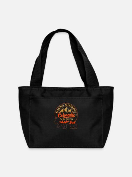 Colorado Family Vacation 2024 - Recycled Insulated Lunch Bag - black