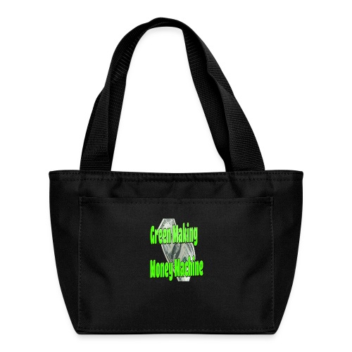 Green Making Money Machine - Recycled Insulated Lunch Bag