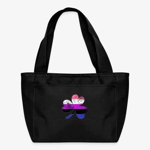 Genderfluid Shamrock Pride Flag - Recycled Insulated Lunch Bag