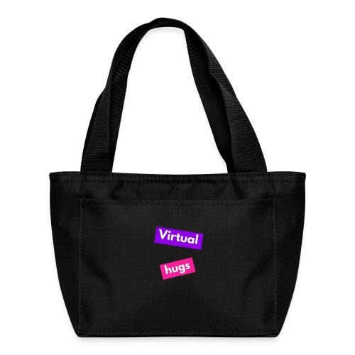 Virtual hugs - Recycled Lunch Bag