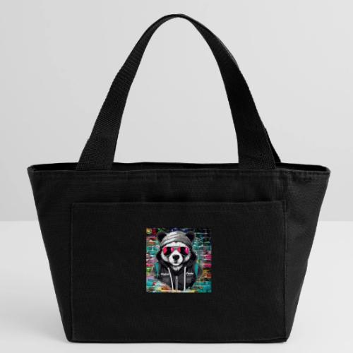Stylish panda 2 - Recycled Insulated Lunch Bag