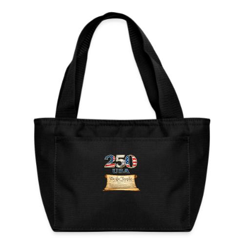 250th anniversary celebration of America - Recycled Insulated Lunch Bag