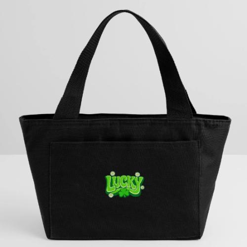 Lucky 70s Retro T-Shirt - Recycled Insulated Lunch Bag