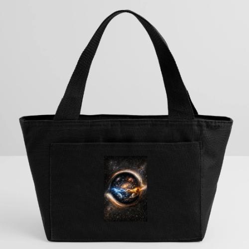 EntangledPhotonsWormhole - Recycled Insulated Lunch Bag