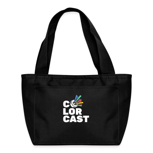 Colorcast Logo - Vertical, Light - Recycled Insulated Lunch Bag