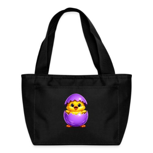 Easter Chick Purple - Recycled Insulated Lunch Bag