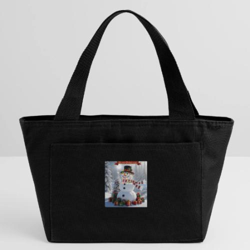 Merry Christmas - Recycled Insulated Lunch Bag