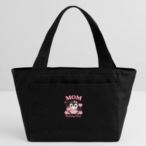 Cute Penguin Birthday Mom Kawaii Cake Balloon Gift - Recycled Insulated Lunch Bag