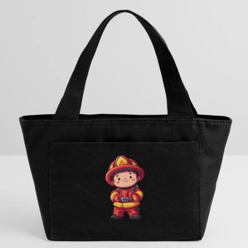 Friendly Firefighter Hero - Recycled Insulated Lunch Bag