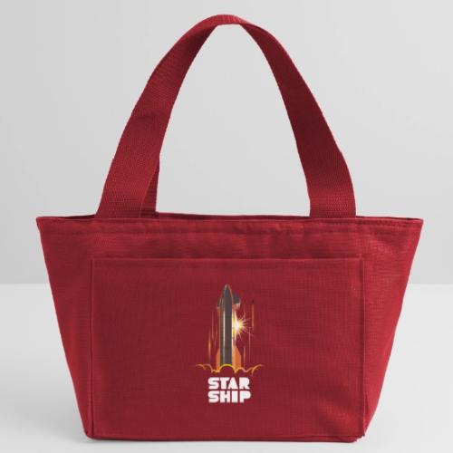 Star Ship Mars - Dark - Recycled Insulated Lunch Bag