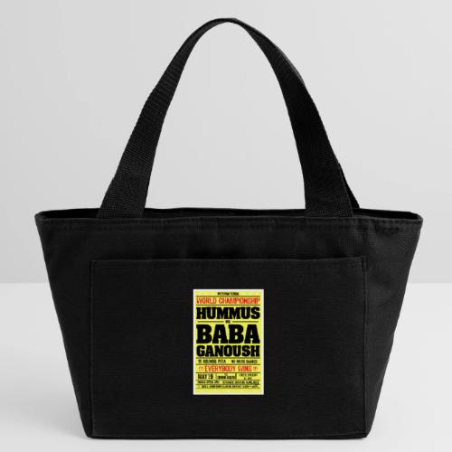 Hummus versus Baba Ganoush - Recycled Insulated Lunch Bag