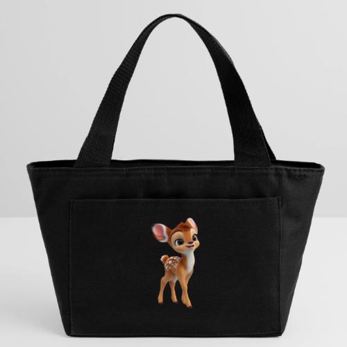 Sweet 3D Baby Deer with Big Eyes - Recycled Insulated Lunch Bag