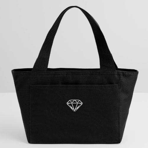 Minimal Diamond Logo | Luxury Streetwear Geometric - Recycled Insulated Lunch Bag