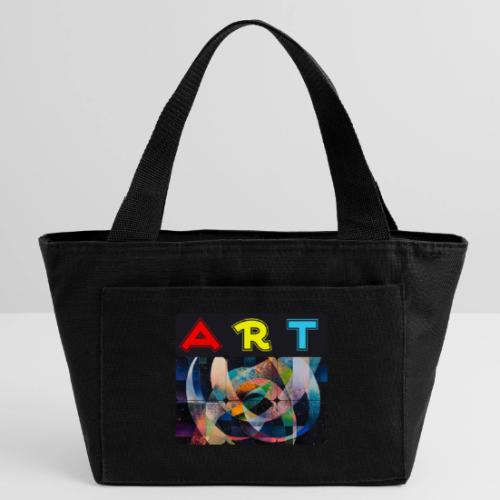 Art of Stripes and Shades - Recycled Insulated Lunch Bag