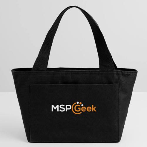 MSPGeekWhiteLogo - Recycled Insulated Lunch Bag
