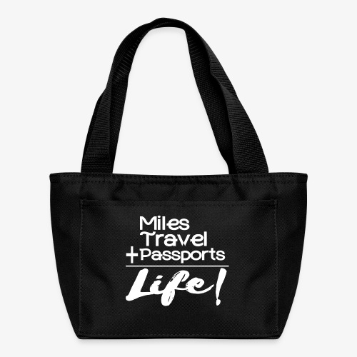 Travel Is Life - Recycled Lunch Bag