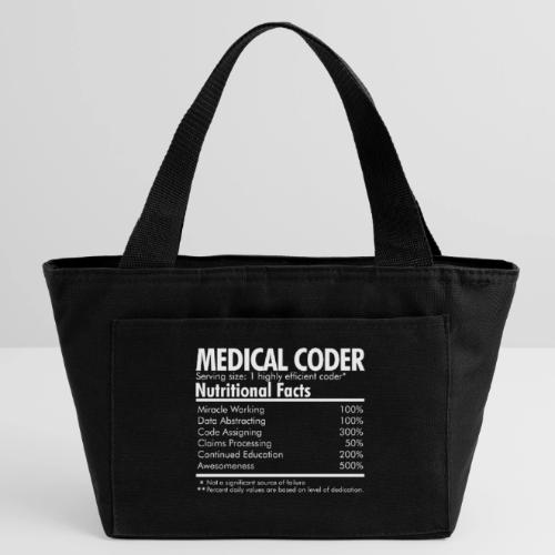 Medical Coder Nutritional Facts - Recycled Insulated Lunch Bag