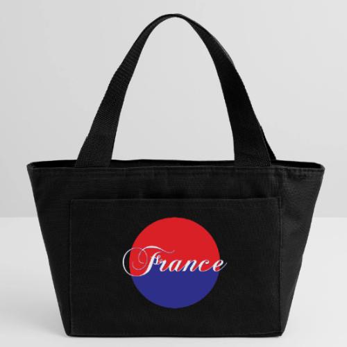 France Tricolore Circle - Recycled Insulated Lunch Bag