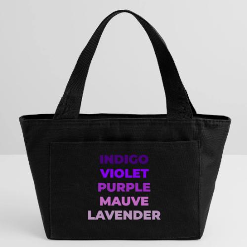 Shades of Purple - Recycled Insulated Lunch Bag