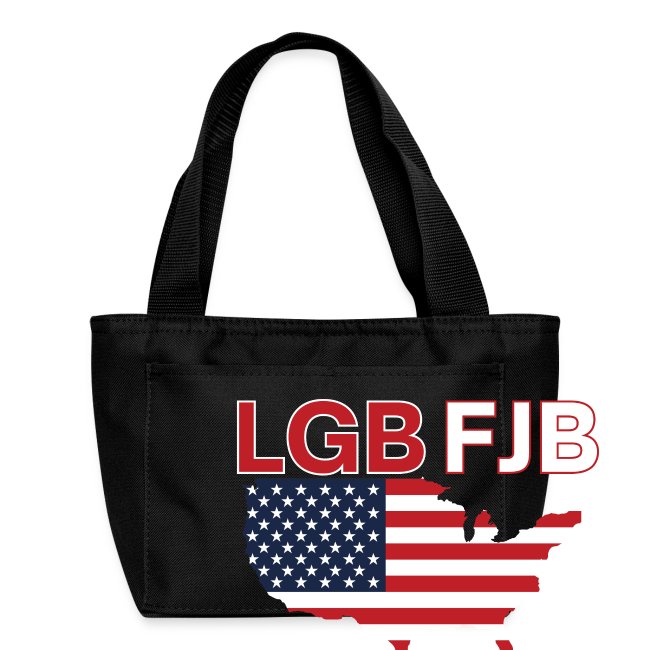 LGB FJB Community USA Map Flag (Red, White & Blue)