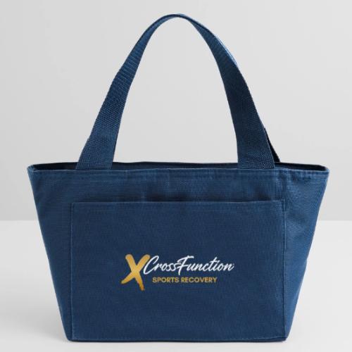 XF Sports Recovery Logo- White (Front Only) - Recycled Insulated Lunch Bag